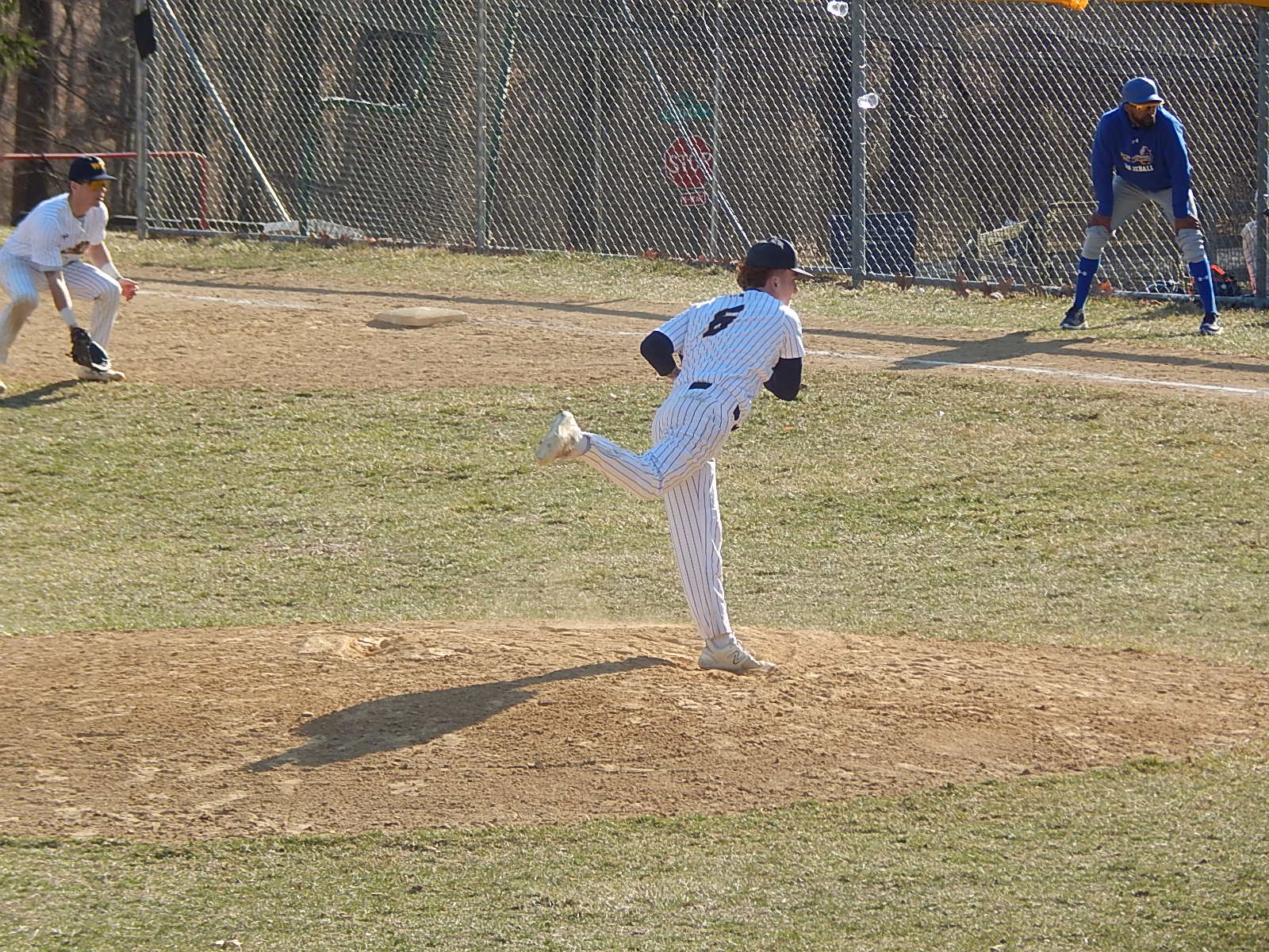 Aiden McHugh got an impre3ssive win in relief in Williamson's 15-5 victory over DCCC